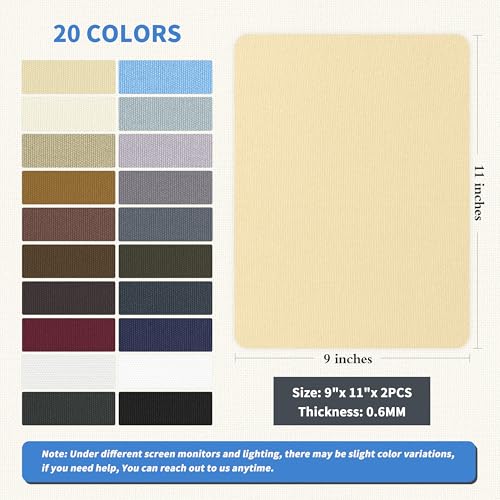 image for KING MOUNTAIN Canvas Repair Patch 9 x11 Inch 2 Pcs Self-Adhesive Water