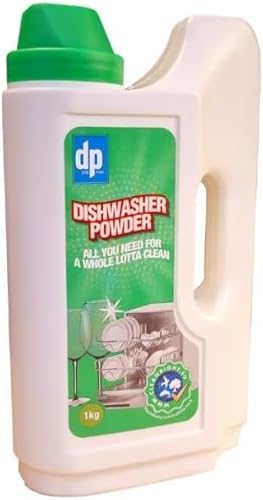 1kg Dishwasher Powder | Deep Cleaning for Sparkling Dishes, Removes Tough Grease & Stains | Long-Lasting & Effective Dishwashing Detergent for All Machines