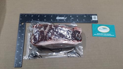 Broadleaf Australian Wagyu NY Strip Vein End Roast, MS 3+, 4–6 Roasts Avg 10 Lbs Case, Frozen, Marbled Wagyu Beef Roast for Carving Stations, Gourmet Sandwiches, Fine Dining, Catering, Luxury Menus