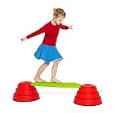 Gonge Build N Balance Rundbalken mit 2 Tops 24 cm & 40 cm Durchmesser