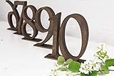 Handmade wooden wedding table numbers set of 5 to 50, Brown table numbers, Rustic table numbers, Wedding table numbers,Table signs, Wedding table decoration