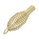 VALICLUD Mango de Resorte para Estufa de Leña 1 Pieza Acero Inoxidable Mango de Repuesto para Barbacoa Ahumador Chimenea y Parrilla Resistente Corrosión y Uso Prolongado Compatible