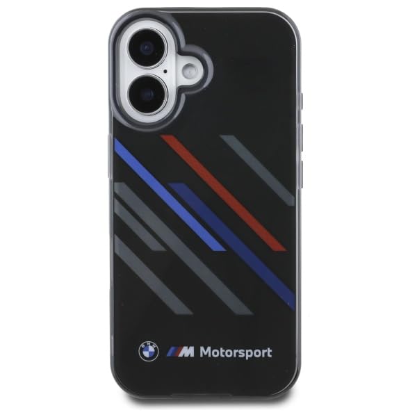 Coque Anti-Rayures iPhone 16 Plus BMW Motorsport Rigide Noir