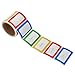 MFLABEL® Colorful Plain Name Tag Labels - 200 Stickers, 3.5 x 2.25 Inch, Colorful Border Name Tags for Office, Meetings, School, Home, Events, and Parties