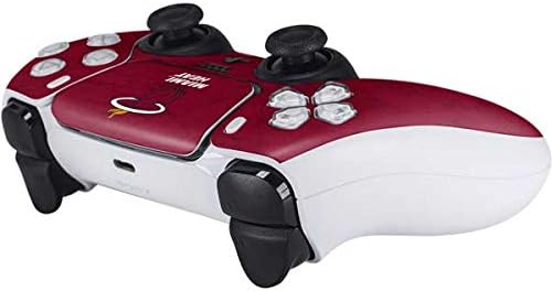 Skinit Decal Gaming Skin Compatible with PS5 Controller - Officially Licensed NBA Miami Heat Red Primary Logo Design