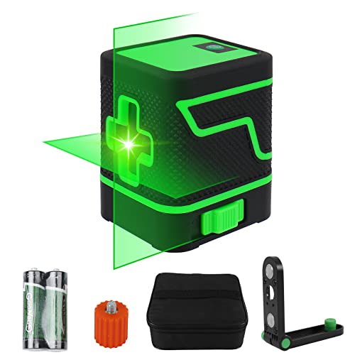 Nivel Láser Autonivelante Verde 25m Nivel Láser Verde Cruzada 360...