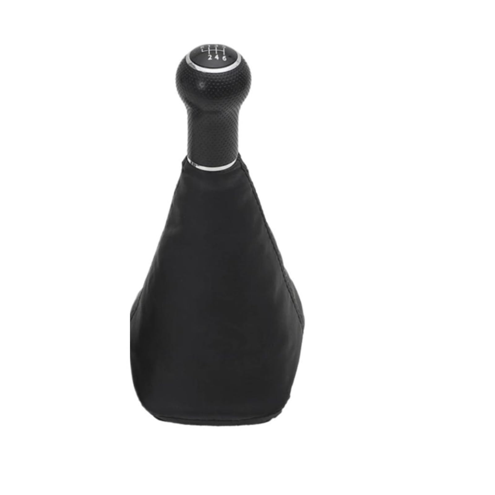 Jsyalmslw Black-23Mm-6Speed Shift Lever Knob For Vw For Golf For Bora 1998-2006 Pu Leather Upgrade