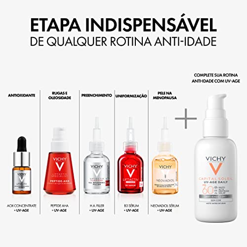 Protetor Solar Facial Vichy Capital Soleil UV-Age Daily Cor 2.0 FPS60 - 40g