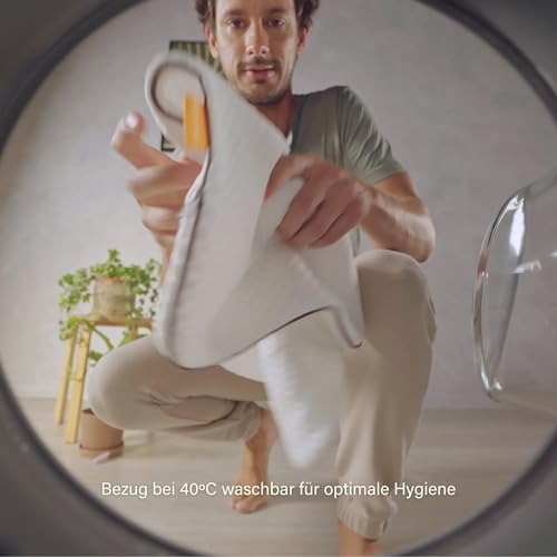 Emma Classic Stützkissen 70x40 – Ergonomisches Nackenkissen mit Memory Foam – Höhenverstellbares Kopfkissen für Seiten-, Rücken- & Bauchschläfer – Waschbarer Bezug, Atmungsaktiv
