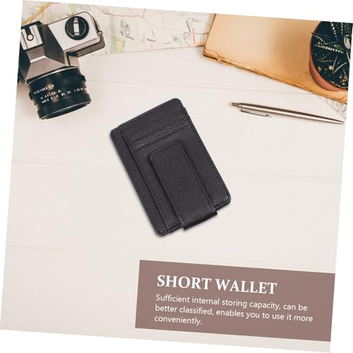 VALICLUD Men's PU Leather Wallet Small Card Holder Pouch Compact Change Bag for Credit Id Cards Storage for Pocket Use4
