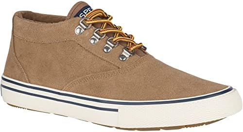 Sperry Men's Striper II Storm Waterproof Chukka Sneaker, Tan Suede,8 | Image 1