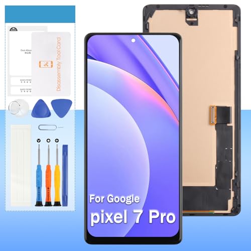 TFT for Google Pixel 7 Pro Screen Replacement GP4BC GE2AE GFE4J 6.7 LCD Display Touch Digitizer Assembly(Not Fingerprint)