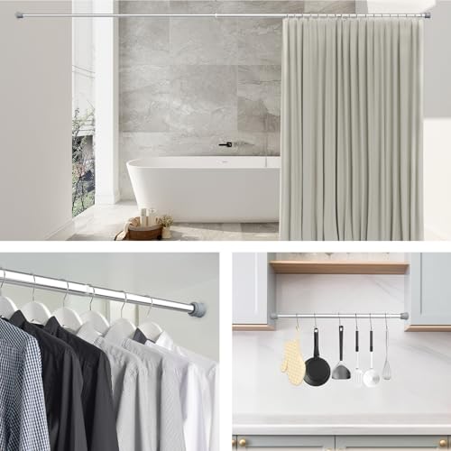 Ginbel Direct Shower Curtain Rod 56-104 Inch thumb #5