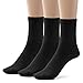 Boys Cotton Ribbed Crew Dress Socks (Large (9-11), Black)