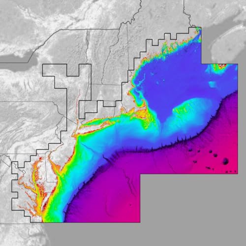 Humminbird CoastMaster Premium Northeast Coastal V1 Map SD Card for Fish Finders