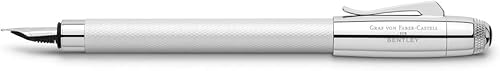 Miniatura 3 de Graf von Faber-Castell Pluma estilográfica Bentley White Satin - Extrafina
