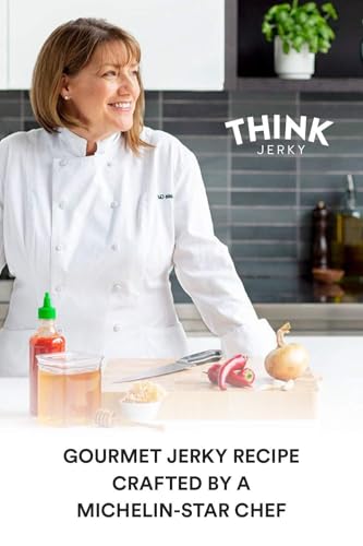 Think Jerky Sriracha Honey Turkey Jerky, High Protein Free-Range Turkey, Gluten Free, No Antibiotics or Nitrates, Healthy Chef Crafted Recipe, Low Calorie and Low Fat - 2.2 oz Bags, 4 Pack