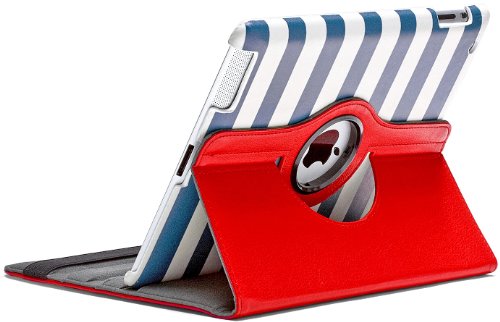 Aduro ROTATA 360 Degrees Rotating Case Cover Folio w/Stand for Apple iPad 2/3