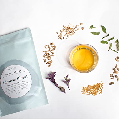 Organic Cleanse And Detox Tea For Women, 30 Tea Bags With Mint, Dandelion Root And Burdock Root #TOP1