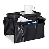 Endlich Ordnung: Schaffen Sie zusätzlichen Platz mit dieser platzsparenden Alternative zum Beistelltisch - Im Handumdrehen an die Lehnen von Sofas, Sesseln oder Couchs angebracht