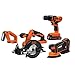Black & Decker 20V MAX Lithiuim Ion 4 Tool Combo Kit