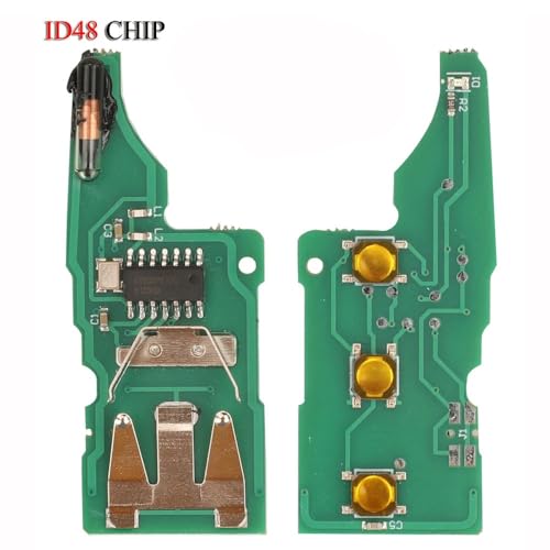 Fernbedienung Schlüsselkarte Autoschlüssel Tasten gehäuse für VW Beetle EOS Golf 6 Jetta T1guan Seat Skoda Fabia 434Mhz ID48 Chip