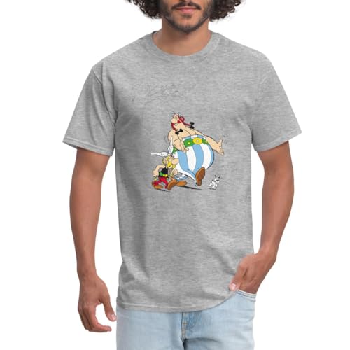 Asterix & Obelix Dogmatix Walk Licensed Men's T-Shirt