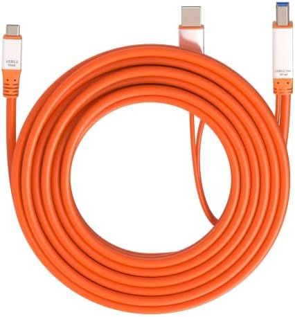 OkyLink Active USB 3.2 Gen 2 Type-C to B Printer MIDI Cable 10Gbps, 15ft - 3