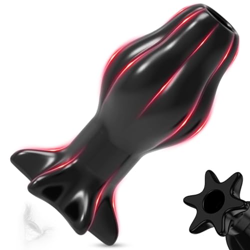 BDSMYOU Hohl Analplugs 4.0,Anal Plug Butt Plug Analspielzeuge,Analplug für Männer Frauen Anfänger,Anal Tunnel Plug Anal Spekulum Po Dusche Analdusche Einlauf Klistier Anal Dildo Dick (Schwarz, XL)