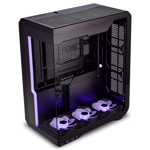 Chasis Ssupd Xhuttle Midi-Tower negro ideal para estudios de diseño y zonas de juego modernas 2