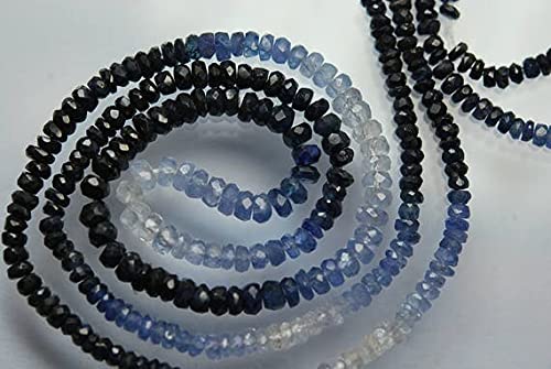 Saphir bleu de Birmanie LKBEADS en fils de perles précieuses pour concevoir un bijou éternel
