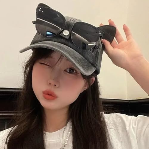 Casquette de baseball mignonne avec lunettes l'accessoire idéal de vos vacances