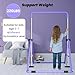 WATBKHE Gymnastics Bar for Kids Age 3-7 Years Old, Gymnastic Equipment for Kids Home, Adjustable & Folding Gymnastic Training Bar for Hanging, Pull Up, Tumbling Workout for Girls Boys (Purple)