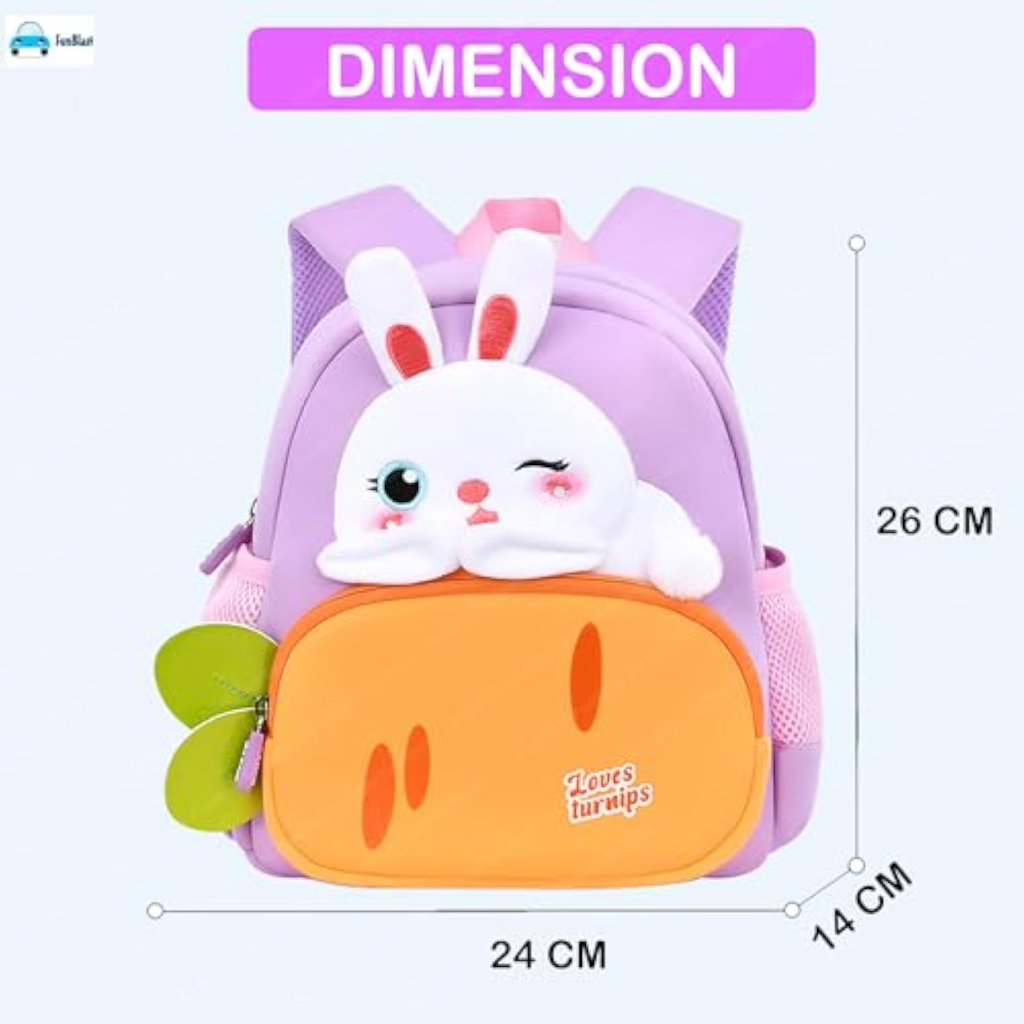 Cartoon Theme School Bag for Kids, Lightweight and Fun