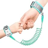 Bloqueo de diseño asegura que los niños no pueden deshacerse de la pulsera perdida a menos que los padres desbloquear la cerradura con 2 llaves.
