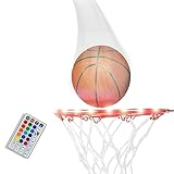 Trademark Innovations Basketball Hoop Lights Basketball Hoop Accessories Rim Lights Neon Basketball Hoop