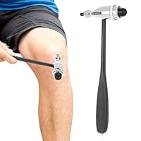 Neurologischer Reflexhammer, Medizinischer Neurologischer Hammer, Leichter Perkussions-Reflexhammer, Metall mit Doppelten Funktionskopf für Hautreflexe und Oberflächenreaktionen