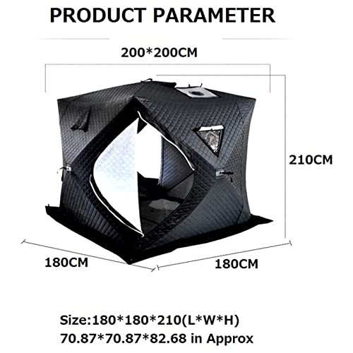 Carpa para pesca en hielo 3-4 personas impermeable y térmica miniatura 7