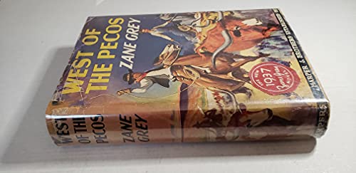 West of the Pecos (Zane Grey Westerns) B002E5RAPW Book Cover