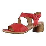 Josef Seibel 68602 Juna 02 Damen Sandalen,Riemchensandalen,Sandalette,Sommerschuh,Sommersandale,Absatz,Frauen,rot(Rot)