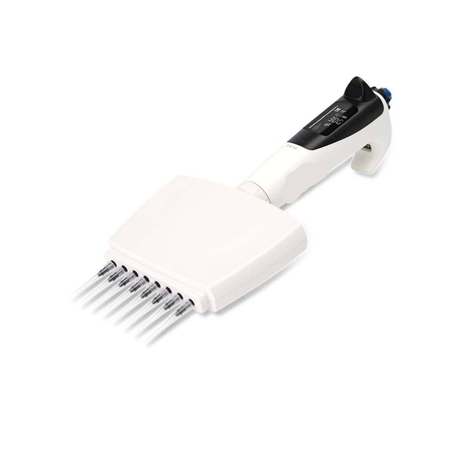 Pipette, Multifunktionale elektrische Achtkanalpipette 0,5–10 ul/10–100 ul/30–300 uldPette Elektrische Pipette Laborpipette(8 Channels 0.5-10ul)