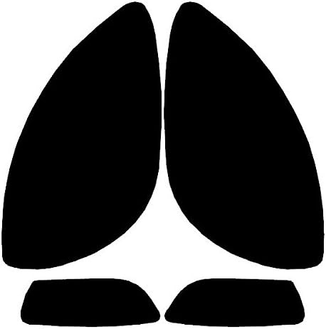 C6-HL-Fog - C6 Corvette Smoked Head & Fog Light Smoked Overlays Tinted Vinyl Film Headlight precut