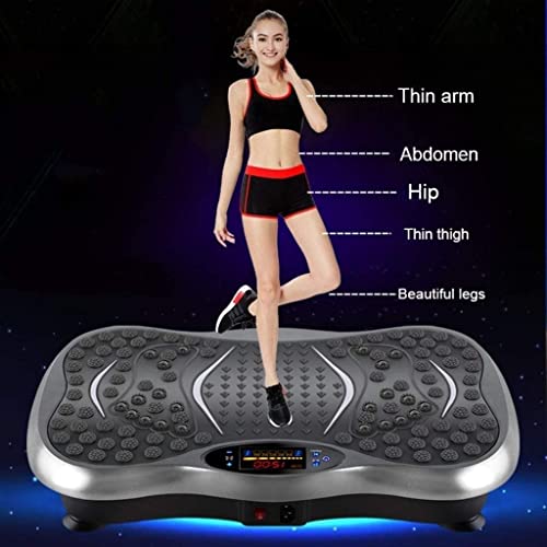 Plataforma Vibratoria para Ejercicio Corporal Completo, Máquina de Entrenamiento y Masaje, Soporta hasta 330 libras, Equipamiento para Ejercicio en Casa y Pérdida de Peso miniatura 6