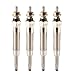 Estink Heater Glow Plugs Glow Plugs Heater for Pajero Shogun 1994-1999 2.8 TD 4M40-T Engine Metal Material Easy Installation 4pcs