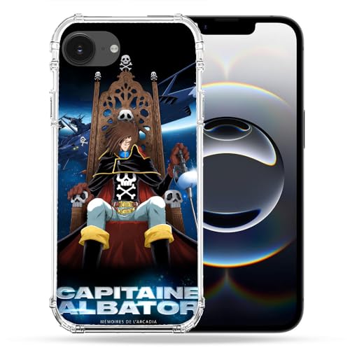 livre Coque Renforcée pour Iphone 16e Manga Capitaine Albator
