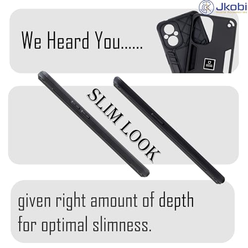 Image of Jkobi Back Cover Case for Tecno Spark 10 5G (Lightweight Hybrid Shockproof Polycarbonate| Slim Black)