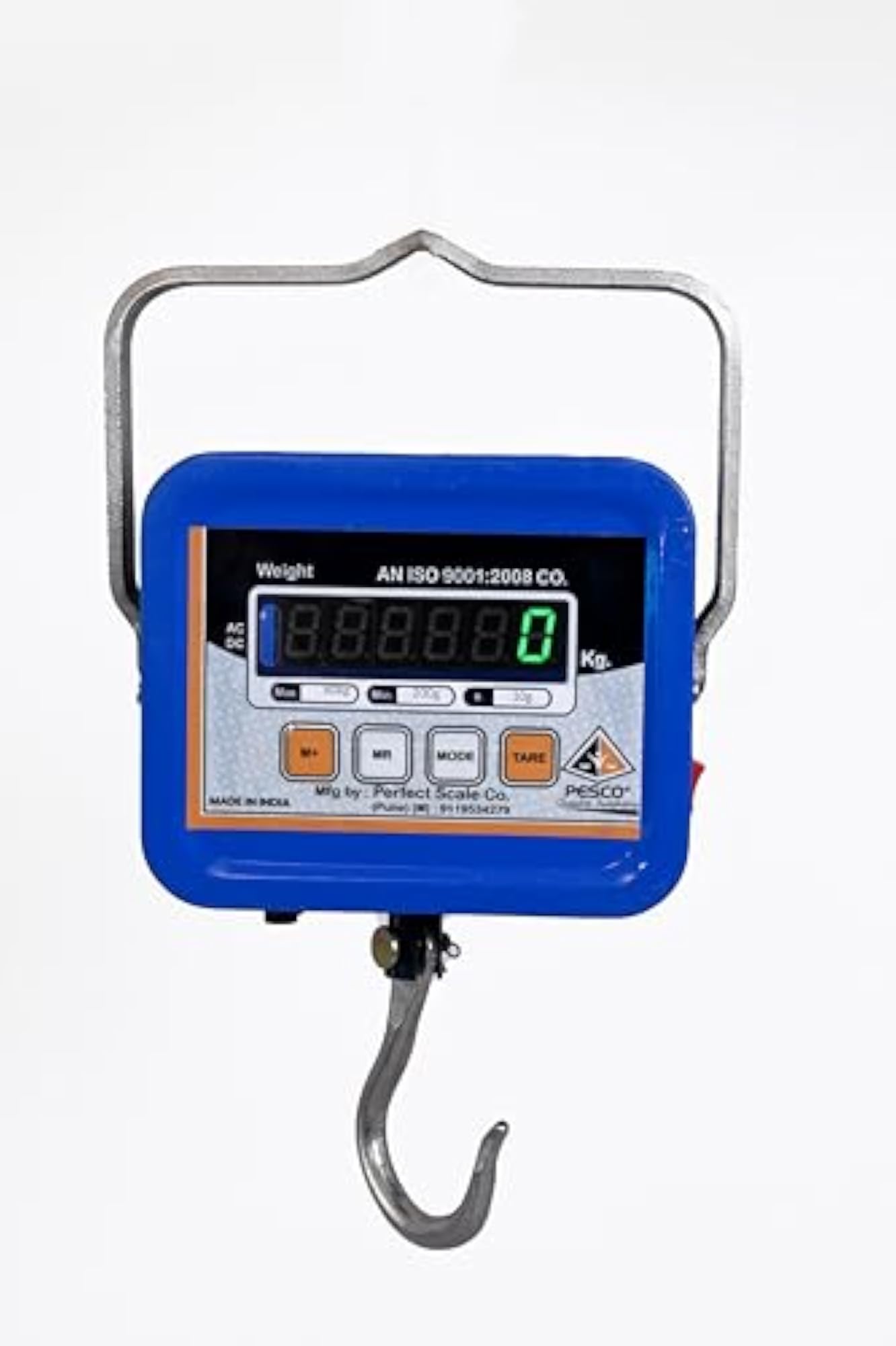 Digital Hanging Weighing Scale, 60kg Capacity