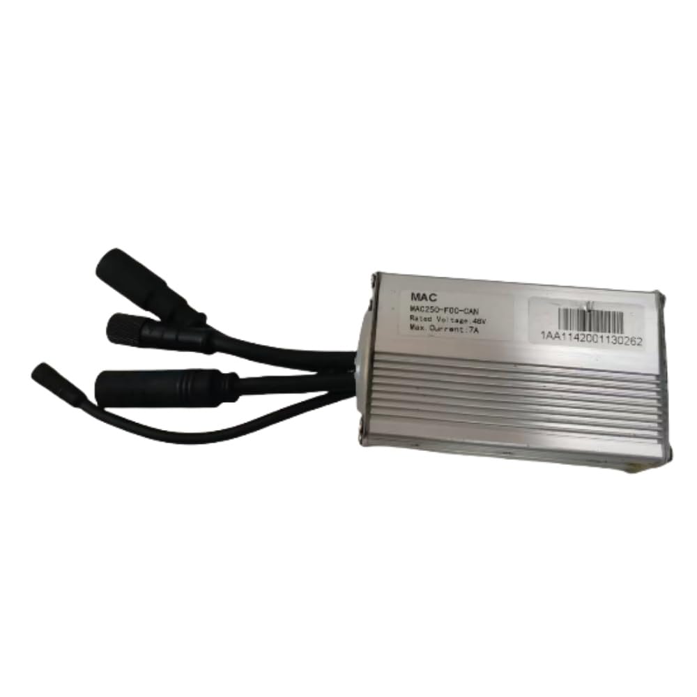 MAC250-FOC-CAN Electric Bicycle Controller DC48V 7A Brushless Motor Controller for E-Bike Scooter Display Meter