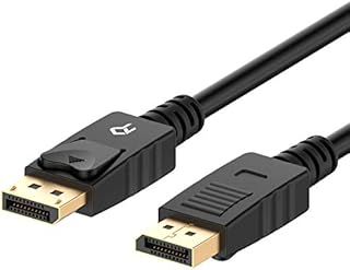 Rankie DisplayPort to DisplayPort Cable, DP to DP, 4K Resolution, 1.8m, Black