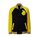 VEECOOCOS Soul Eater Cosplay Costume Soul Evans Baseball Jacket Coat Men's Halloween Costume-L